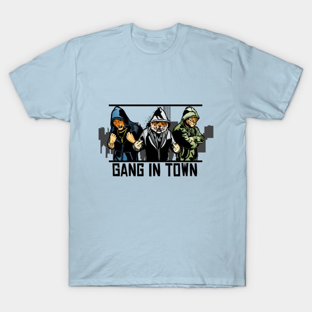 Gang in town T-Shirt by AmurArt